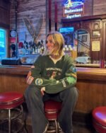 Dandy Lovers Club Crew Neck in Vintage Washed Green