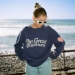 Dandy The Great Outdoors Knit Sweater in Blue