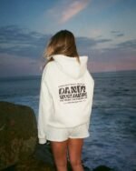 Dandy Heart on My Sleeve Oversized Lux Hoodie in Heather Gray