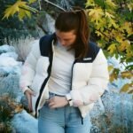 Dandy Heart on My Sleeve Puffer Jacket in Cream