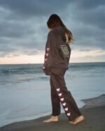 Dandy Heart on My Sleeve Sweatpants in Charcoal Gray